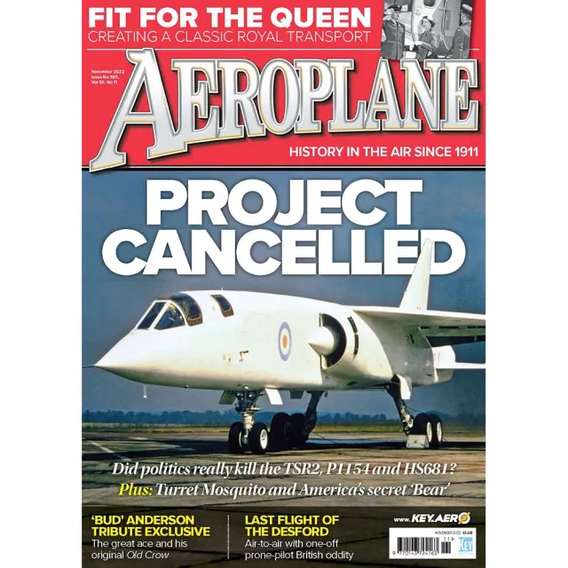 Aeroplane Monthly November 2022 tidning TSR2