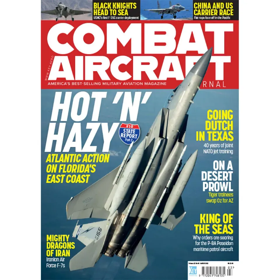 Combat Aircraft Journal mars 2022 tidning lösnummer