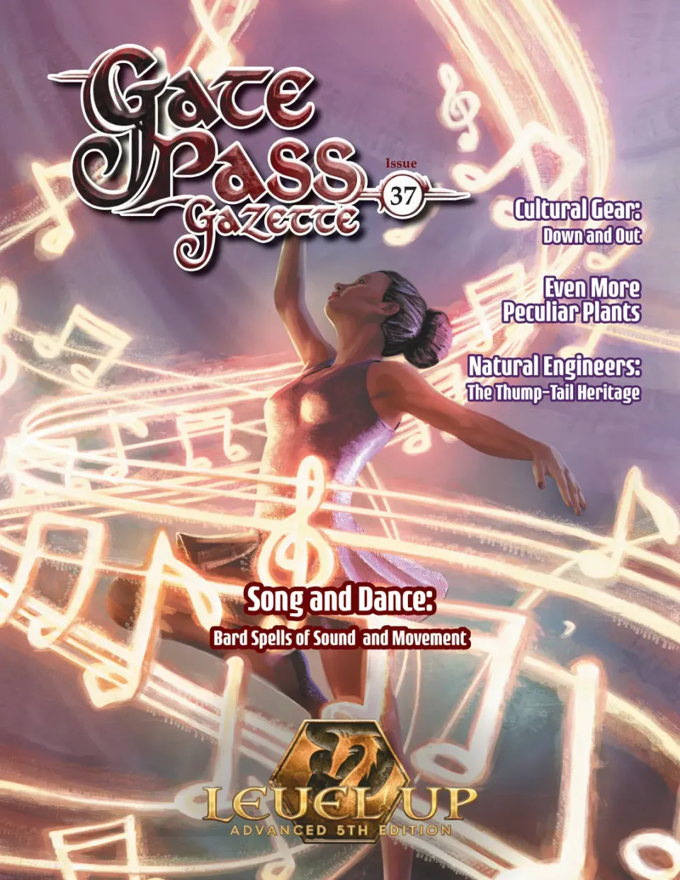 EN Publishing Gate Pass Gazette 37 rollspelsmagasin bard