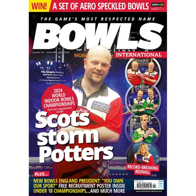 Bowls International mars 2024 tidning sport