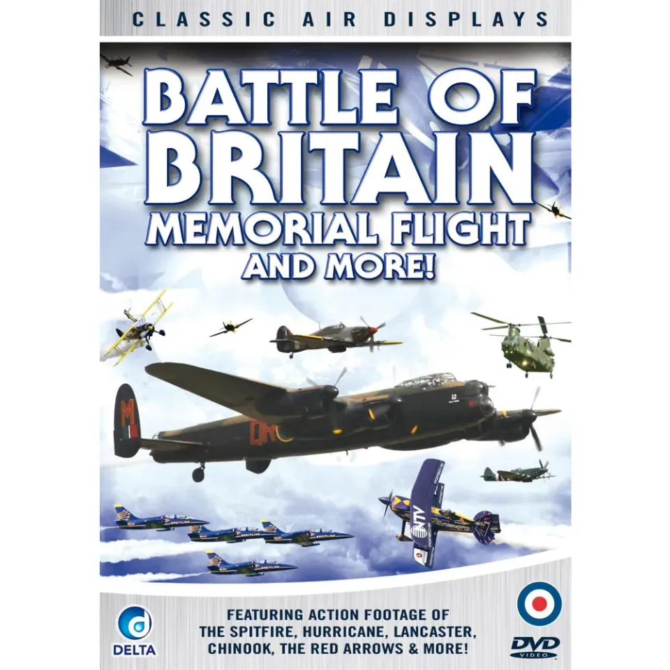 Battle of Britain Memorial Flight DVD flyguppvisning Lancaster