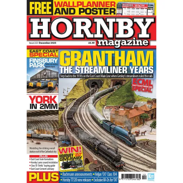 Hornby Magazine december 2025 tidning modelljärnväg OO