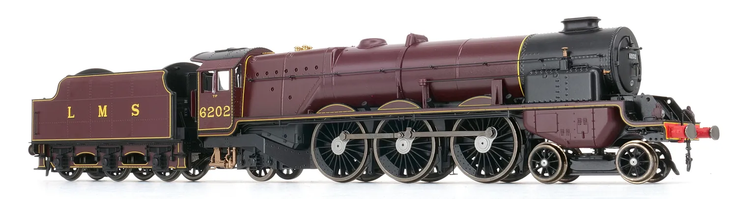 Hornby LMS Turbomotive 6202 lok OO DCC sound