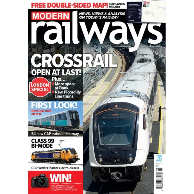 Modern Railways juni 2022 tidning brittiska järnvägar