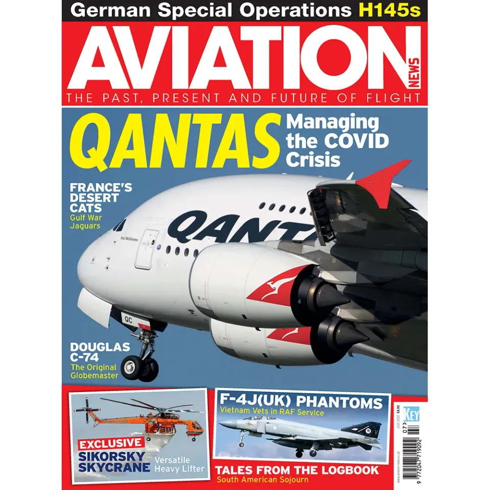 Aviation News July 2020 tidning militärt och civilt flyg