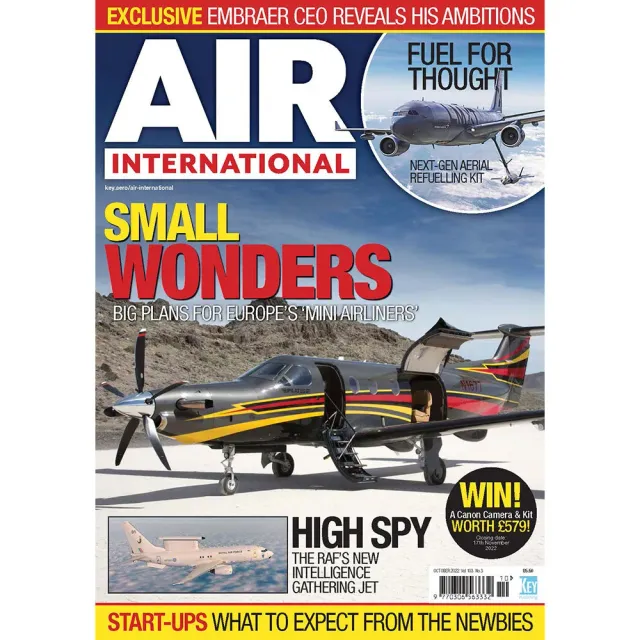 AIR International October 2022 tidning lösnummer flyg