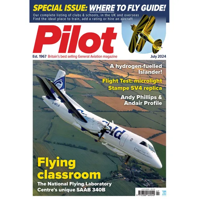 Pilot Magazine July 2024 tidning julinummer guide