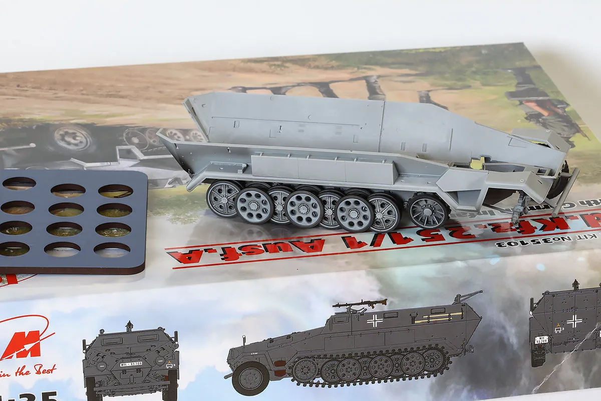Rossagraph QuickWheel QW-219 Sd.Kfz.251 målningsmask 1:35 ICM