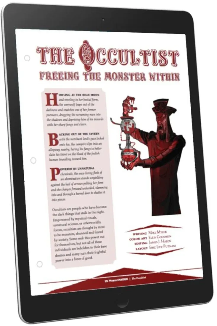 EN Publishing The Occultist D&D 5e rollspels-pdf