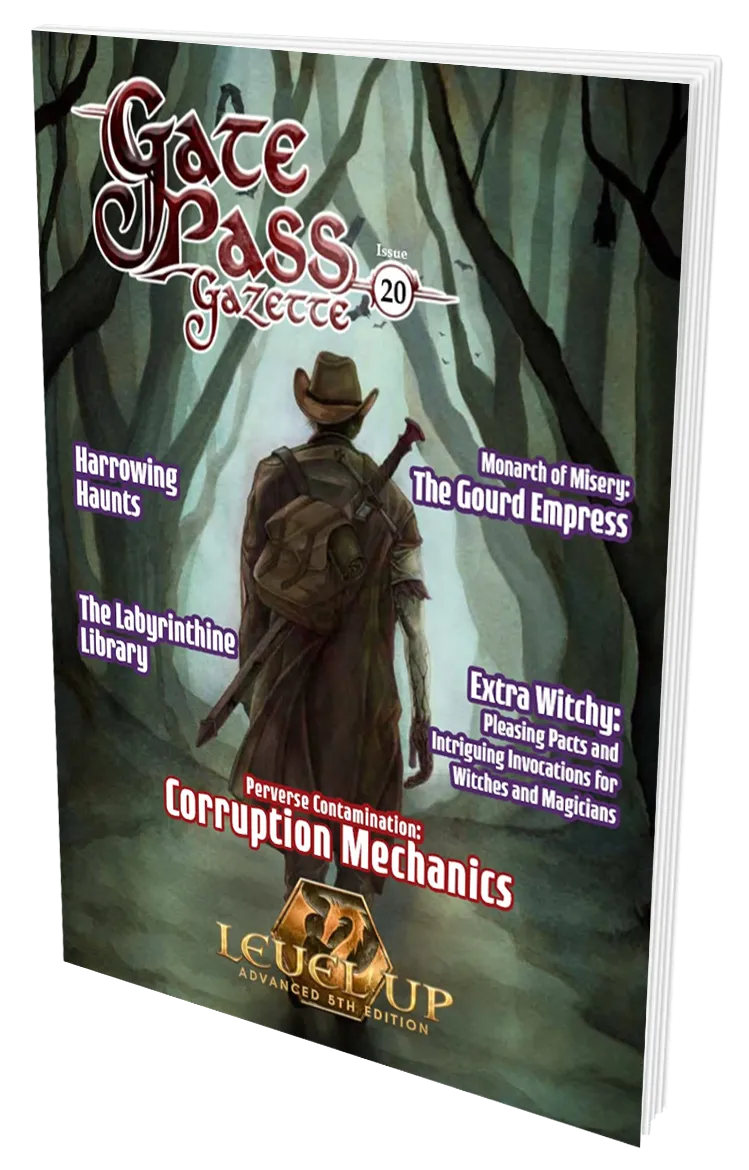EN Publishing Gate Pass Gazette Issue #20 speltidning mjukpärm+PDF korruption