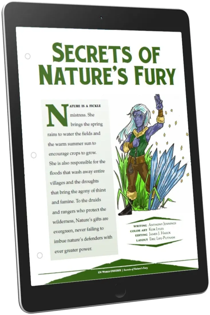 EN Publishing Secrets of Natures Fury druid PDF 10 spells