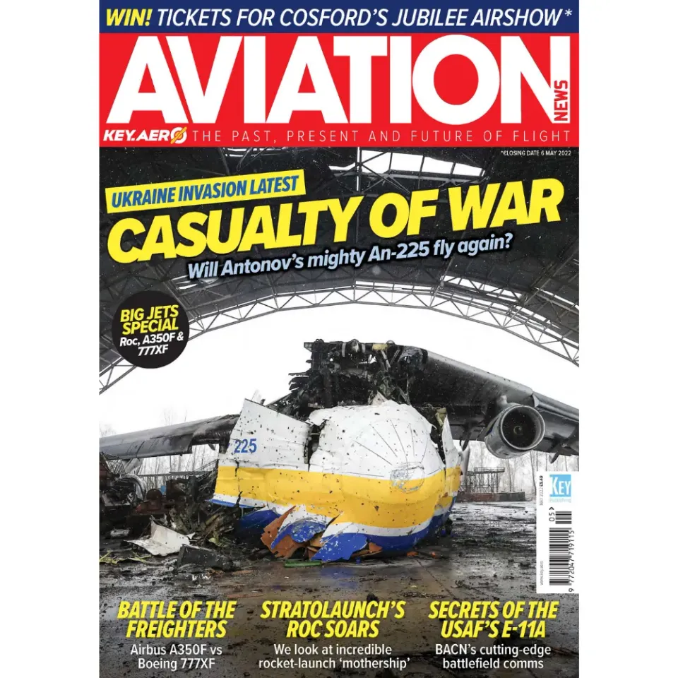 Aviation News May 2022 tidning lösnummer fraktflyg-special