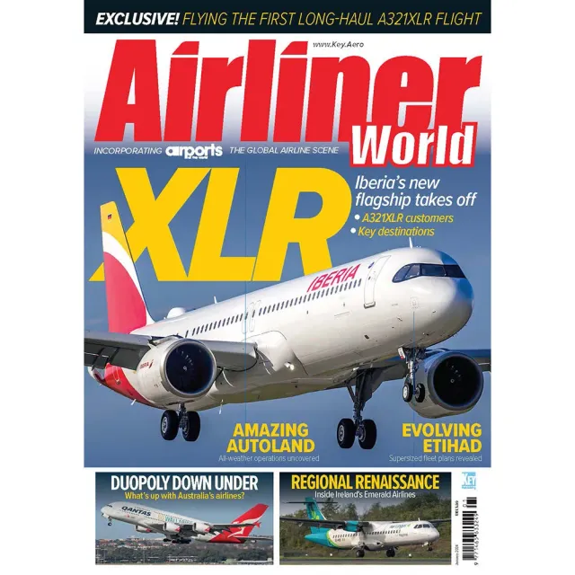 Airliner World januari 2025 tidning lösnummer XLR