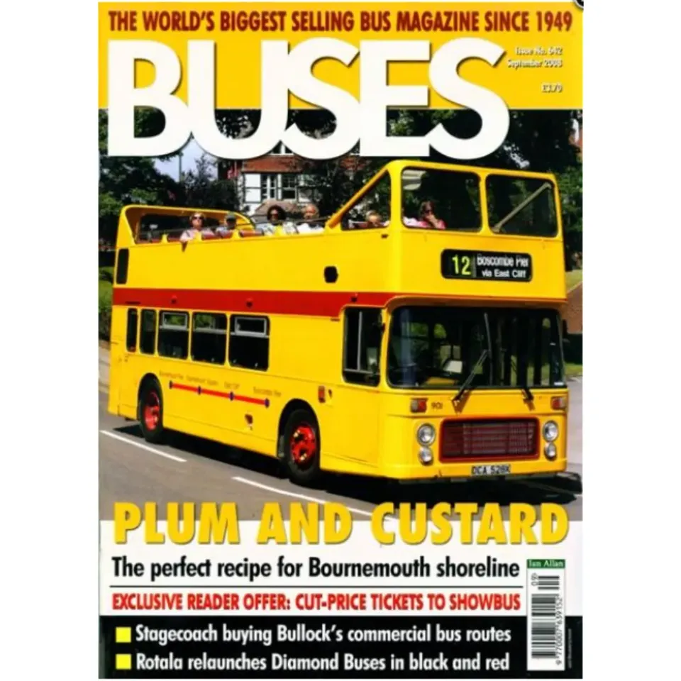 Buses September 2008 tidning lösnummer buss