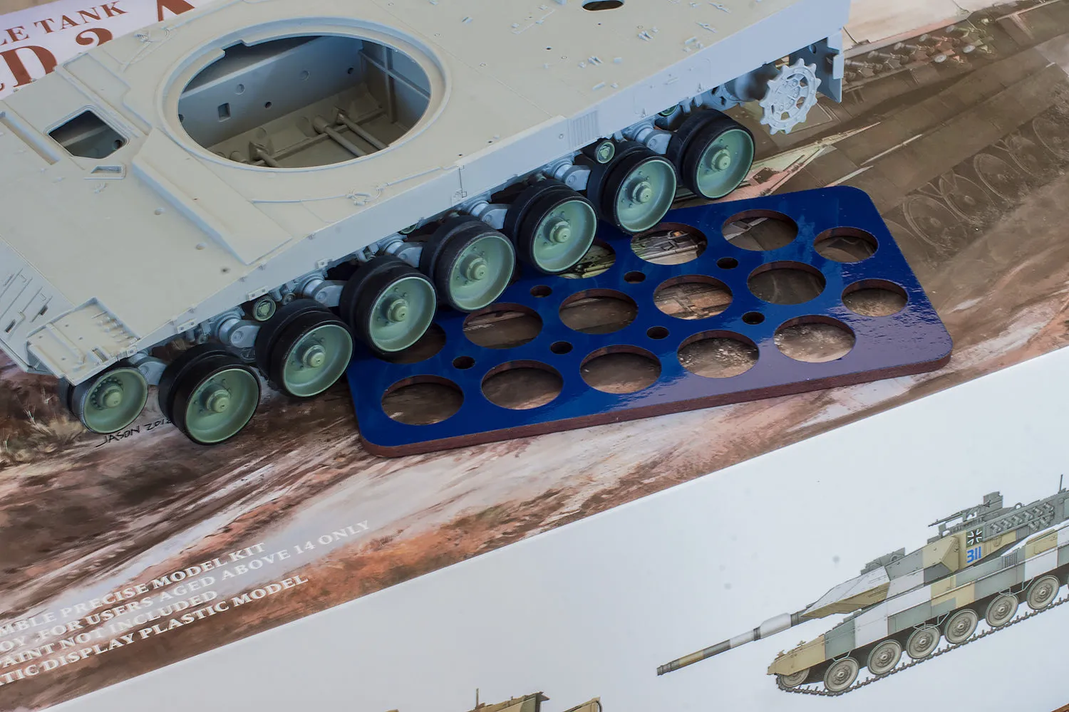 Rossagraph QuickWheel QW-244 maskeringsmask Leopard 2 1/35