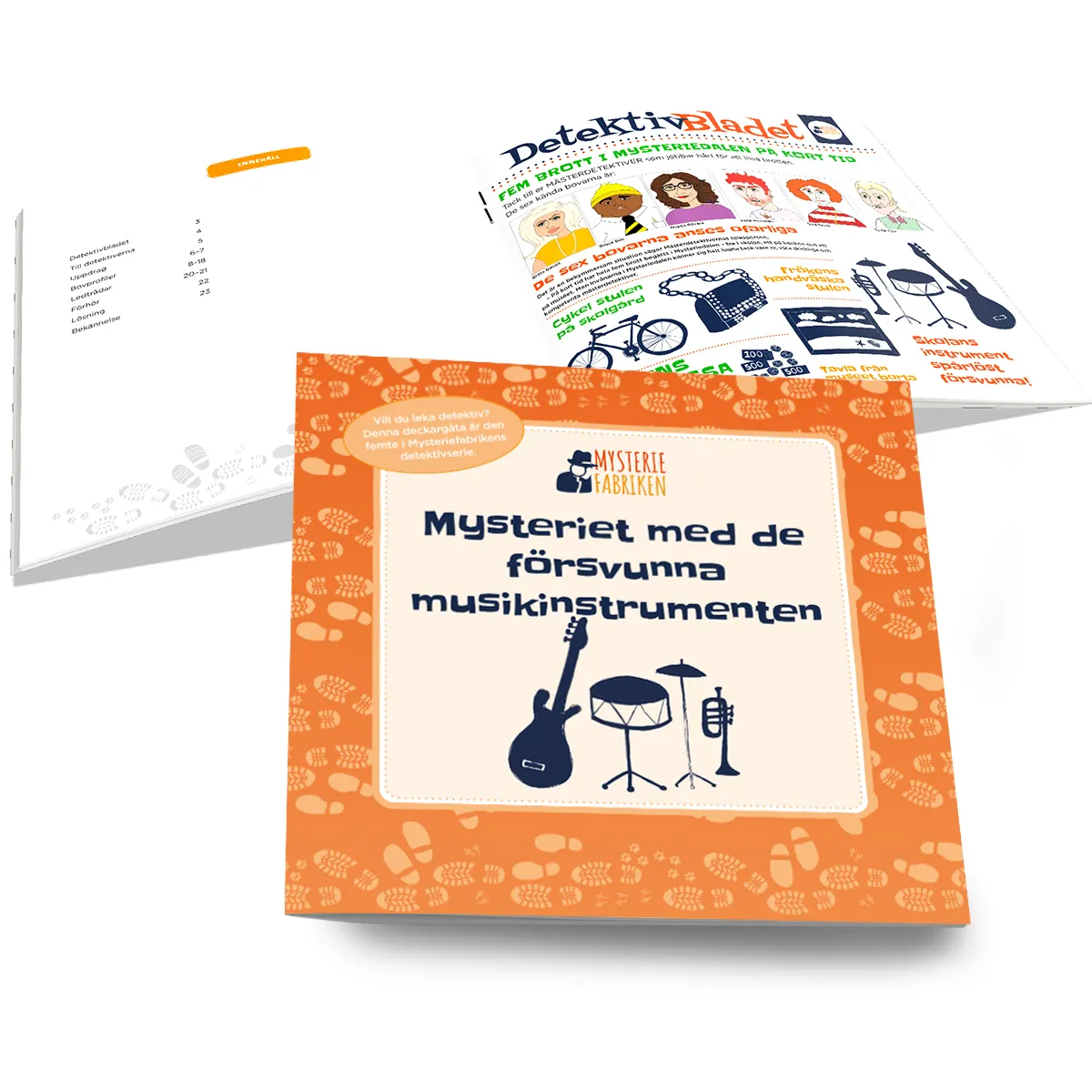 Mysteriefabriken Bokpaket 5 kluriga deckargåtor