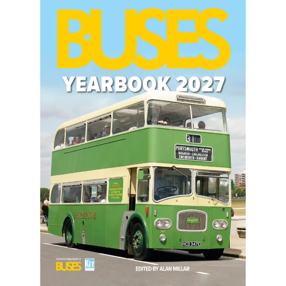 Key Books Buses Yearbook 2027 inbunden årsbok bussar