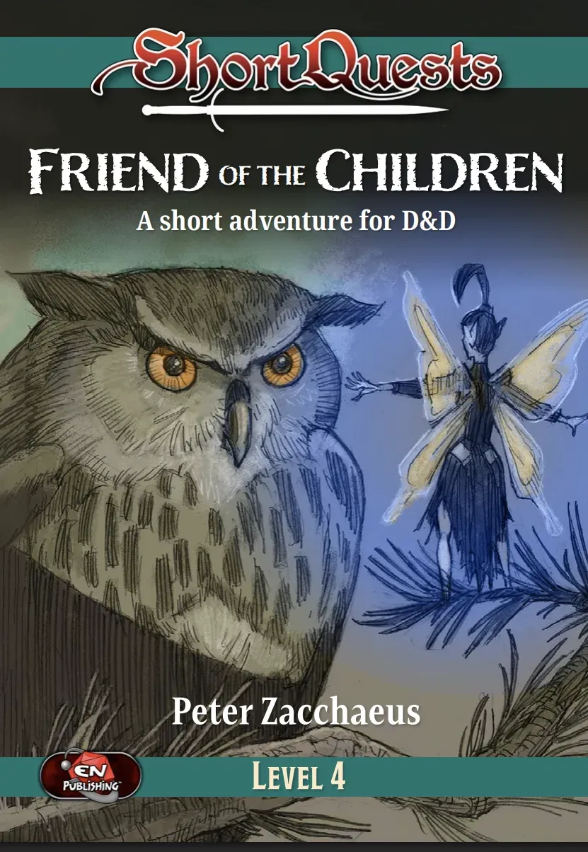 EN Publishing ShortQuests Friend of the Children äventyr PDF nivå 4