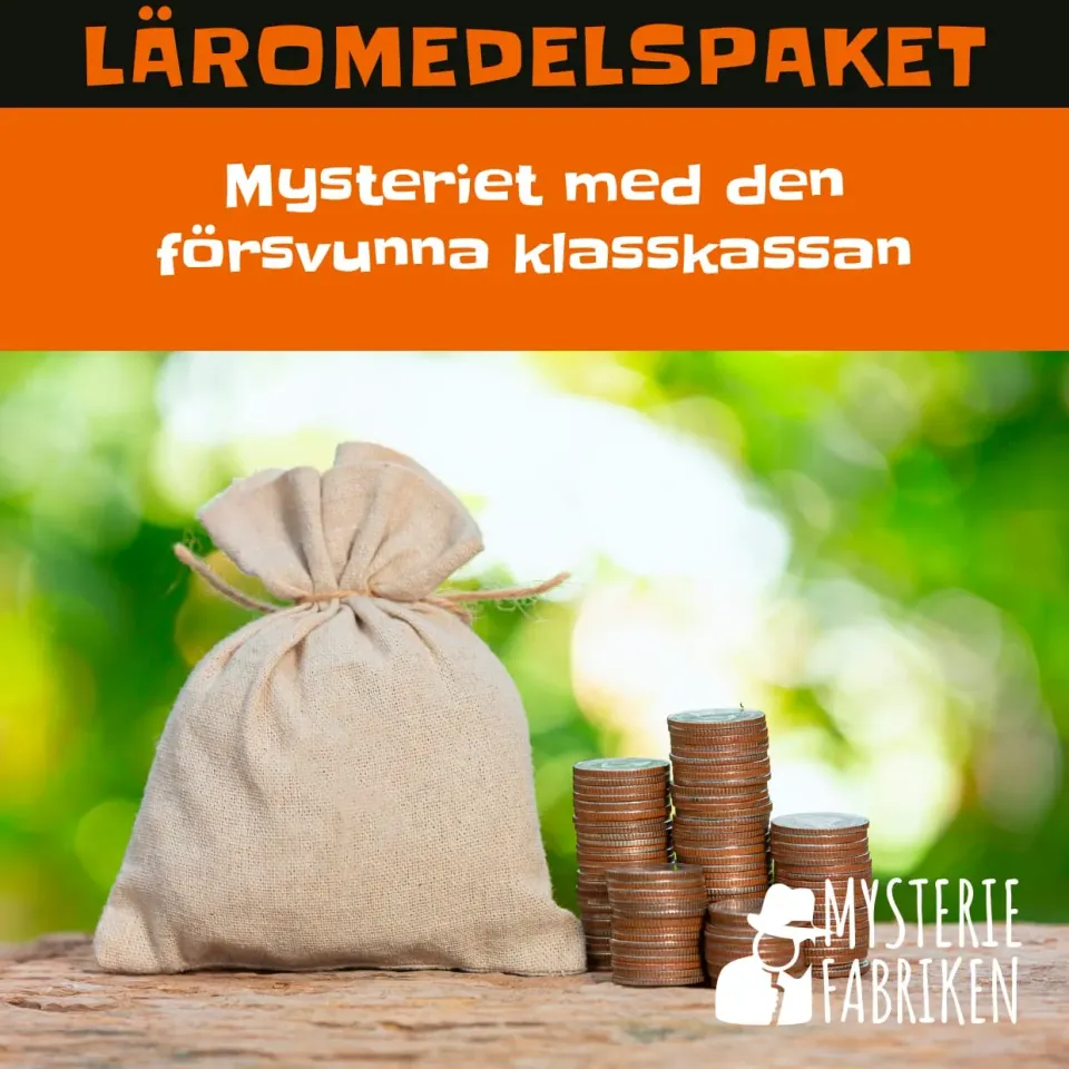 Mysteriefabriken Mysteriet med den försvunna klasskassan läromedel
