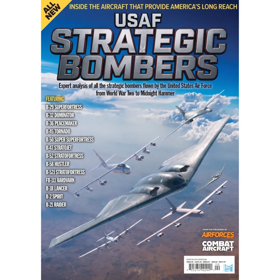 Aviation Archive USAF Strategic Bombers tidning B-1B B-2 B-52