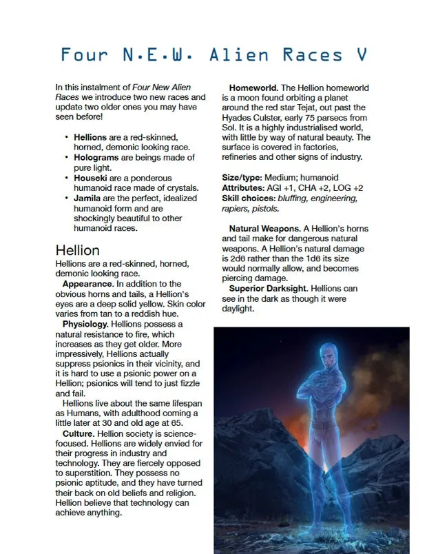 EN Publishing Four Alien Races V rollspel PDF WOIN