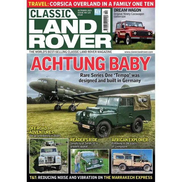 Classic Land Rover tidning oktober 2023 lösnummer Tempo