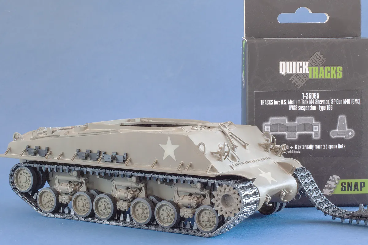 Rossagraph QuickTracks T-35065 bandset Sherman HVSS 1/35
