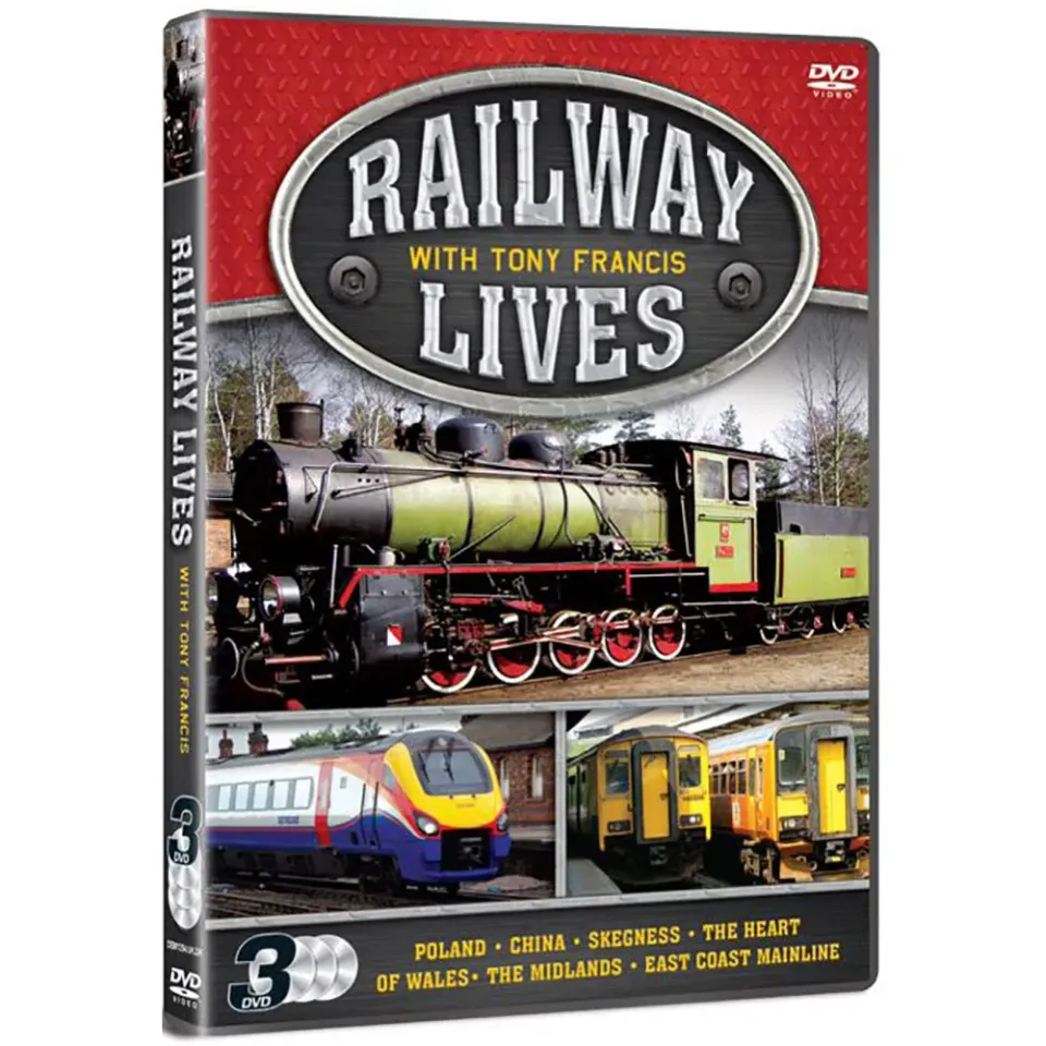 Railway Lives DVD 3-disc tågfilm dokumentär