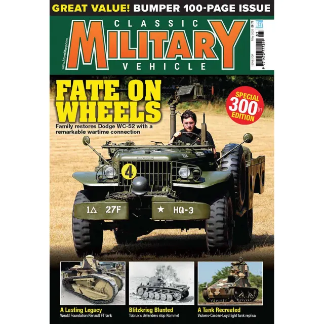 Classic Military Vehicle maj 2026 tidning fordonshistoria