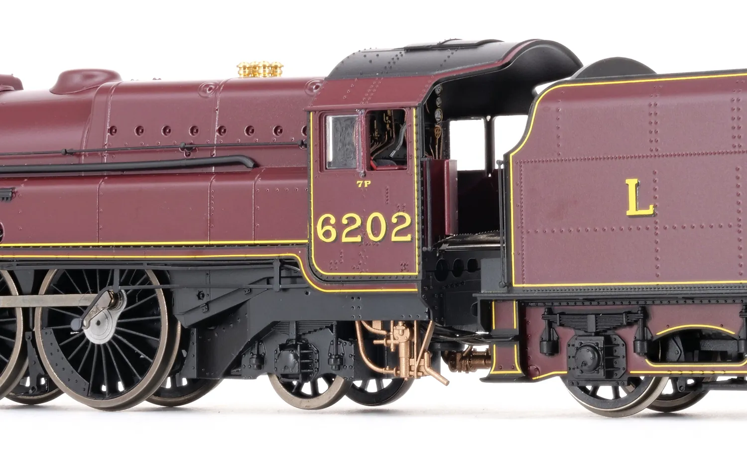 Hornby LMS Turbomotive 6202 lok OO DCC sound