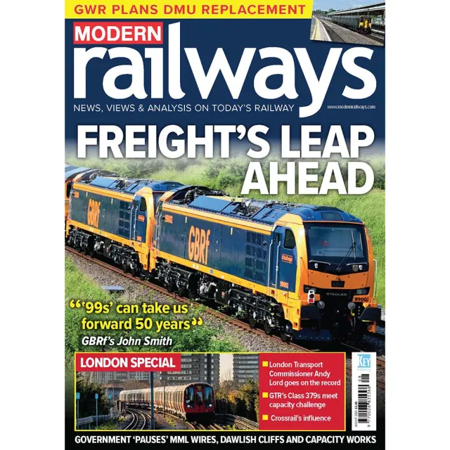 Modern Railways August 2025 tidning lösnummer brittiska tåg