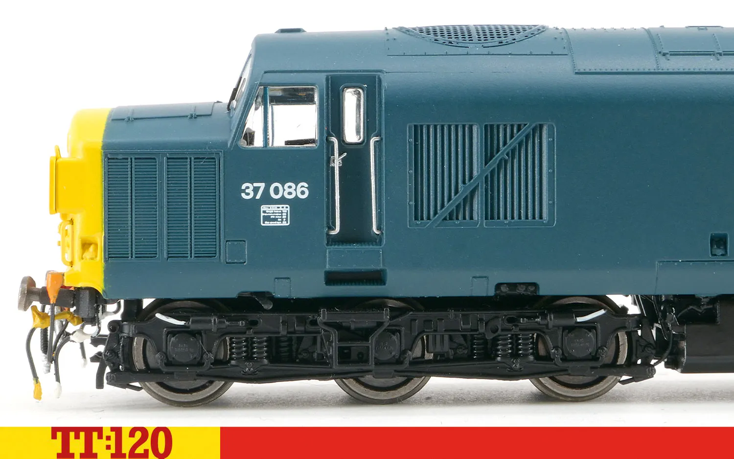 Hornby TT:120 Class 37 37086 modellok BR blue diesellok