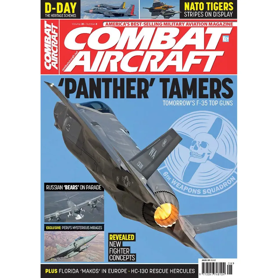 Combat Aircraft Journal augusti 2019 tidning F-35