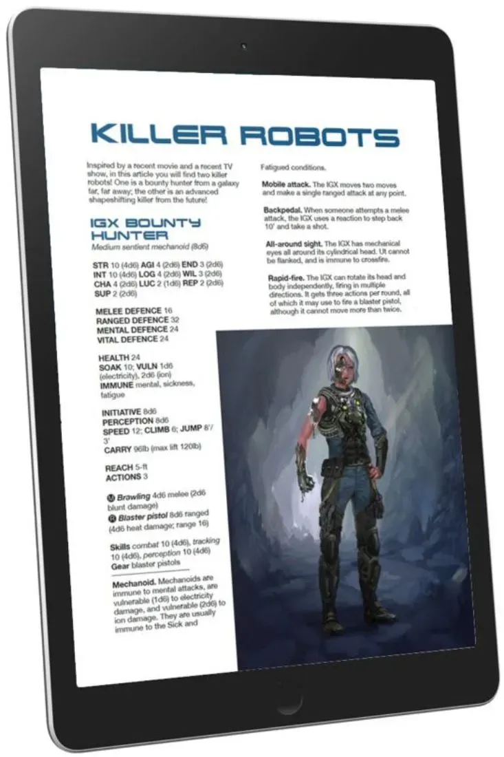 EN Publishing WOIN Killer Robots rollspel PDF
