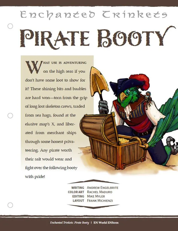 EN Publishing Enchanted Trinkets Pirate Booty magiföremål PDF