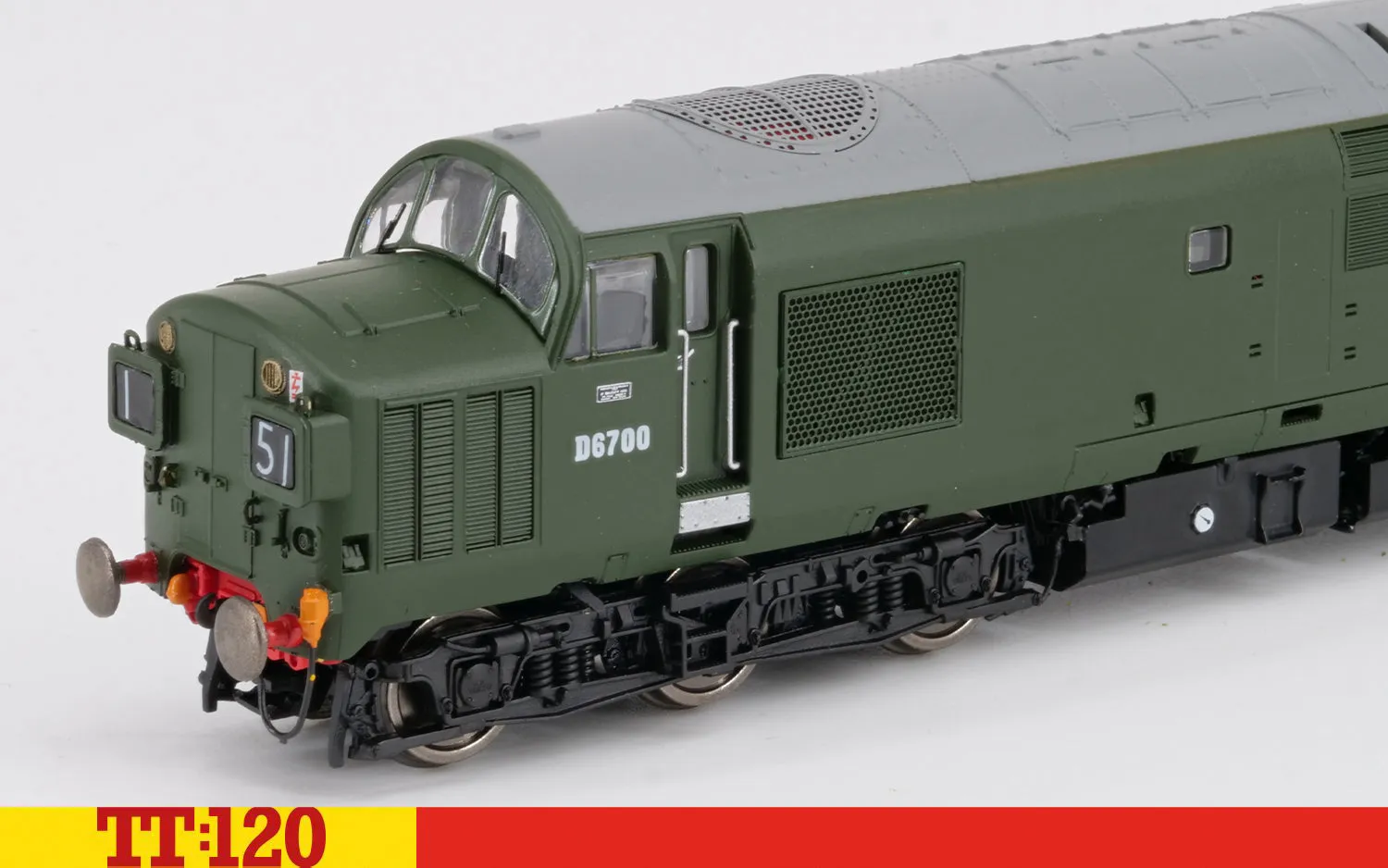 Hornby TT:120 Class 37 D6700 modellok BR-grönt