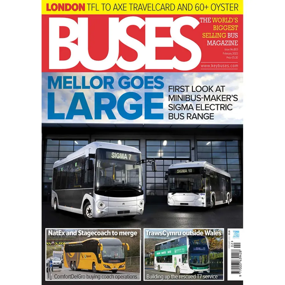 Buses Magazine February 2022 tidning buss baknummer
