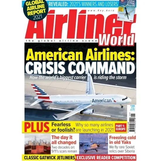 Airliner World september 2021 tidning lösnummer trafikflyg