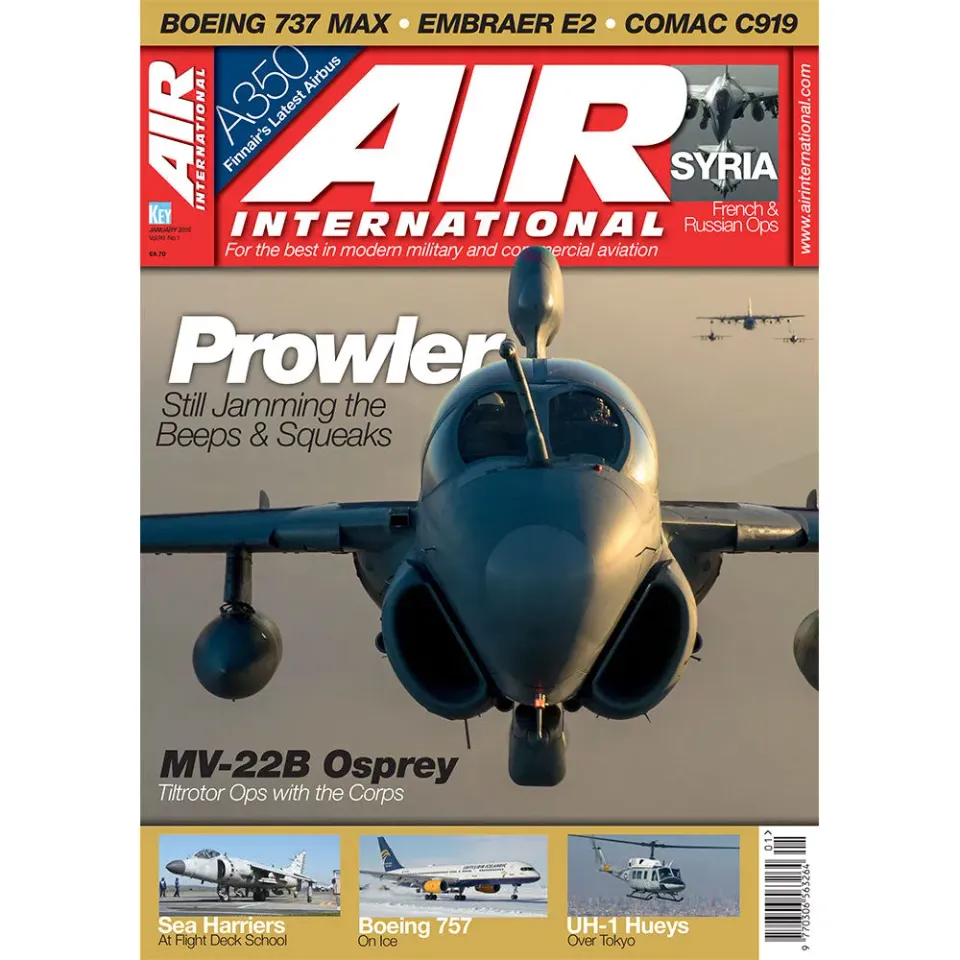 AIR International januari 2016 tidning lösnummer flyghistoria