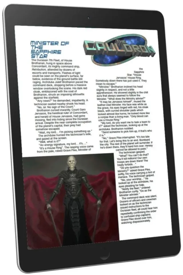 EN Publishing The Cauldron Minister of the Sapphire Star PDF WOIN-skurk