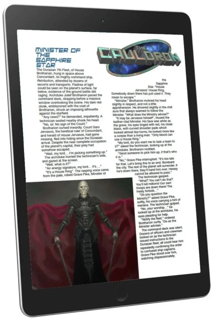 EN Publishing The Cauldron Minister of the Sapphire Star PDF WOIN-skurk