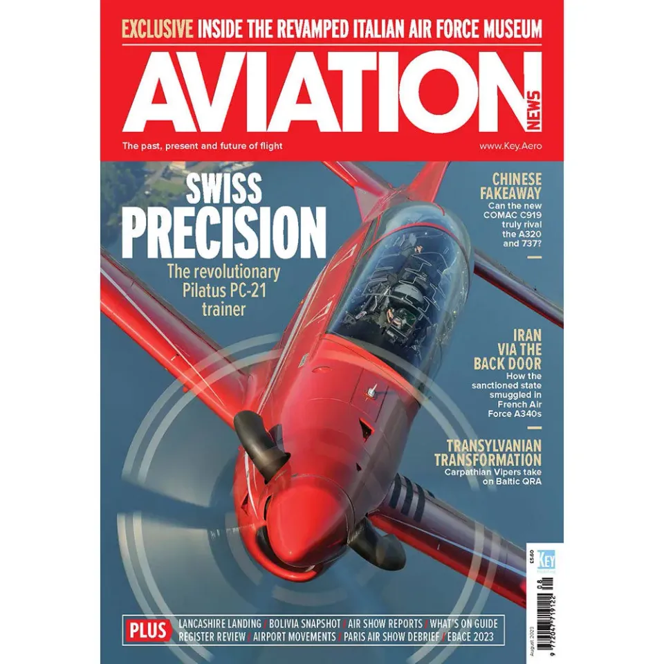 Aviation News augusti 2023 tidning lösnummer C919