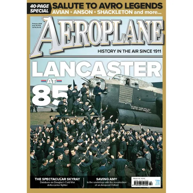 Aeroplane Monthly tidning februari 2026 lösnummer flyghistoria