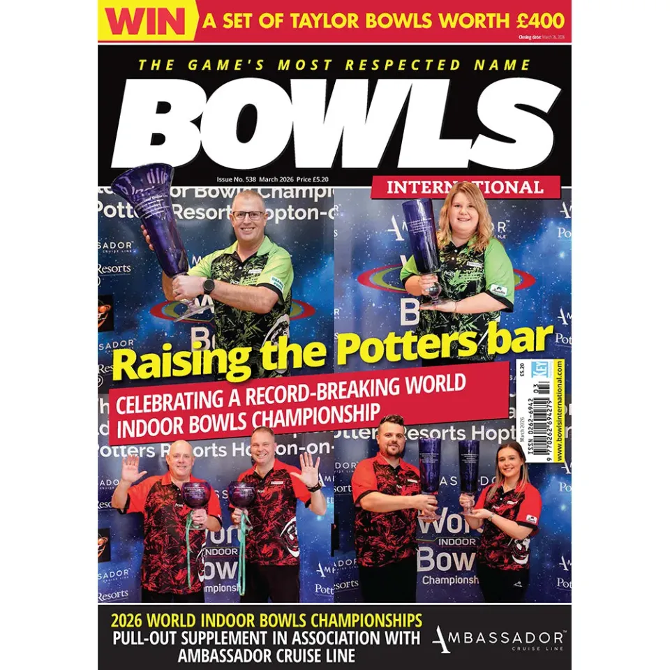 Bowls International mars 2026 tidning – VM-special