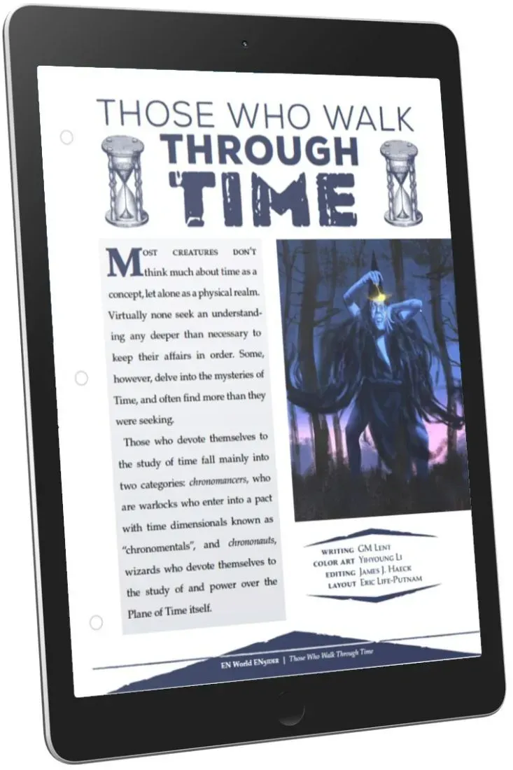 EN Publishing Those Who Walk Through Time rollspel PDF tid