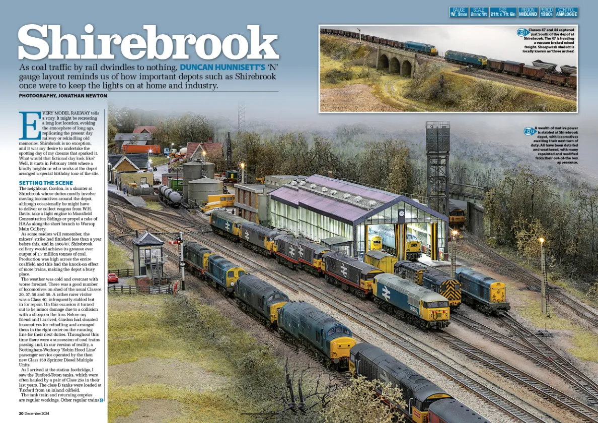 Hornby Magazine dec 2024 tidning lösnummer modelljärnväg