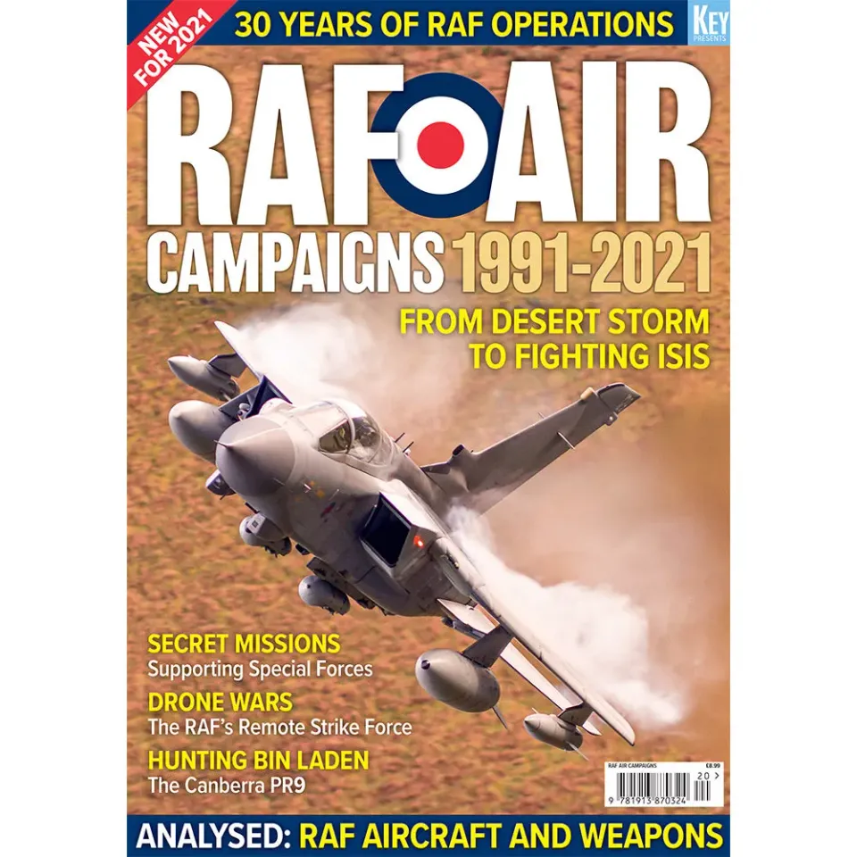 Aviation Archive RAF Campaigns 1991-2021 tidning militärflyg