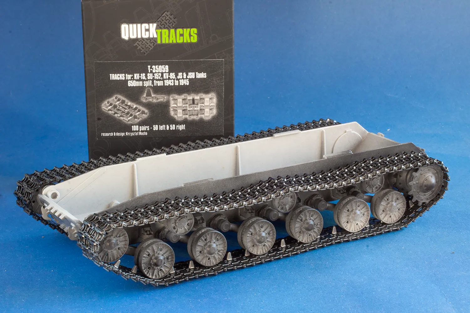 ROSSAGRAPH QuickTracks T-35059 larvband KV-1S 1/35 resin