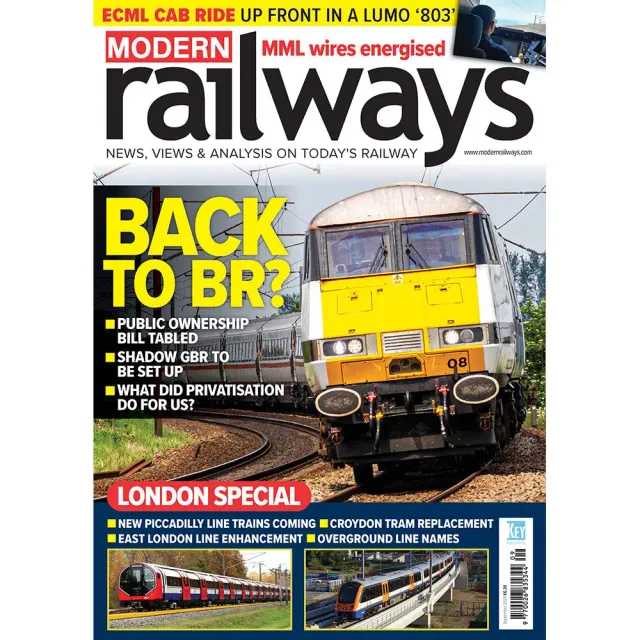 Modern Railways september 2024 tidning tåg