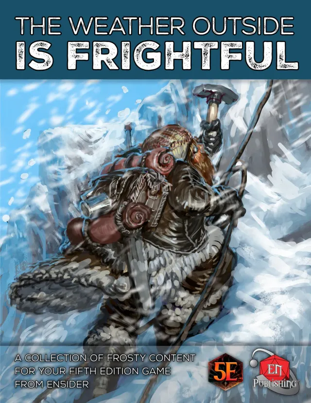 EN Publishing Weather Outside is Frightful vinterbok softcover PDF